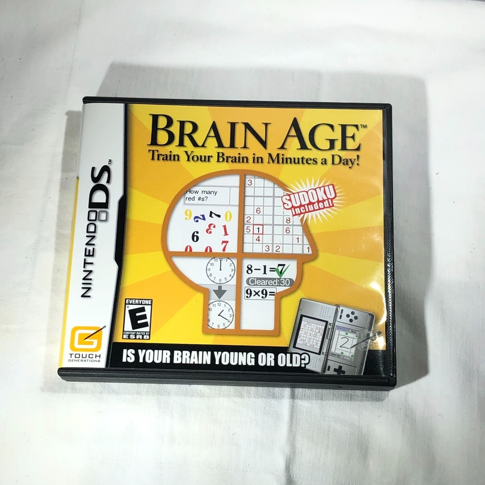 NINTENDO DS BRAIN AGE